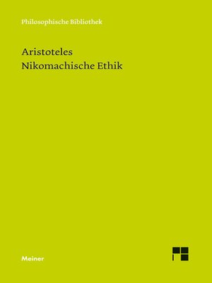 cover image of Nikomachische Ethik